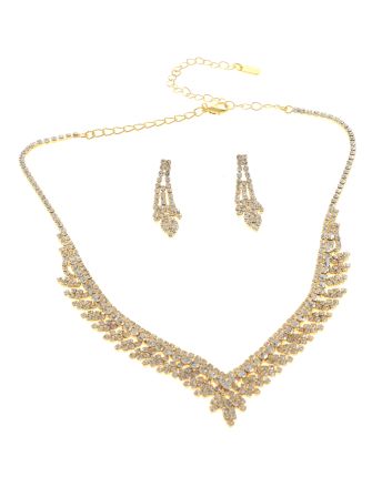 Rhinestone Necklace Set 