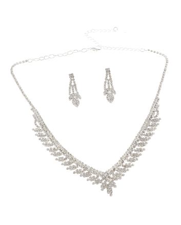 Rhinestone Necklace Set 