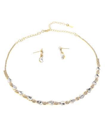 Rhinestone Necklace Set 