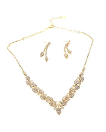 Rhinestone Necklace Set 