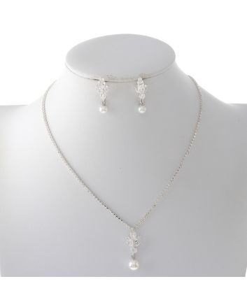 Rhinestone Necklace Set 