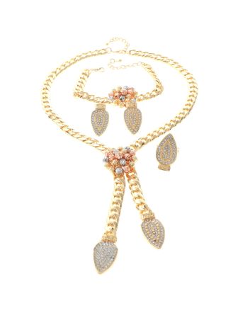 Gold Plated Necklace Set