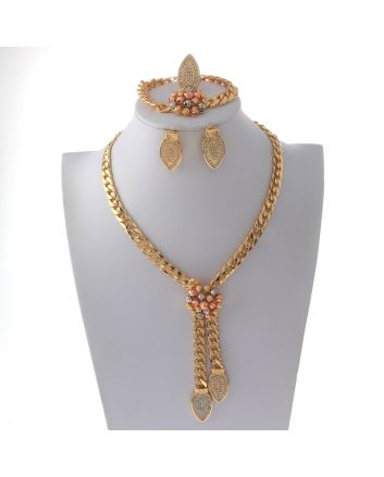 Gold Plated Necklace Set