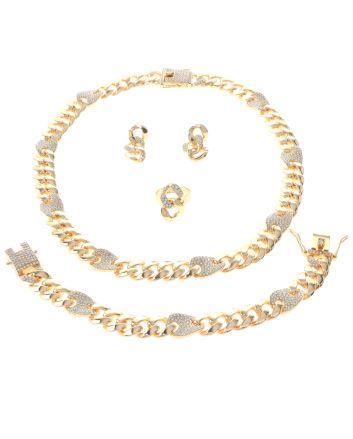 Gold Plated Necklace Set