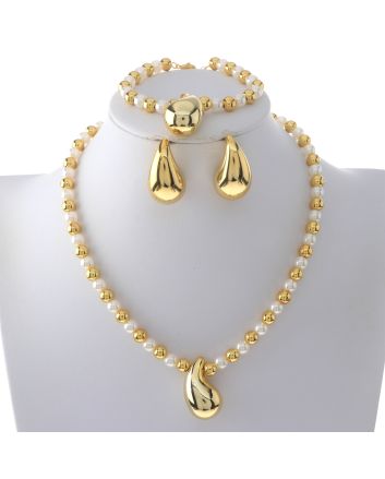 Gold Plated Necklace Set