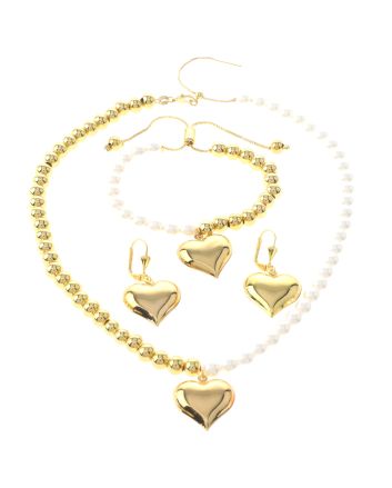 Gold Plated Necklace Set