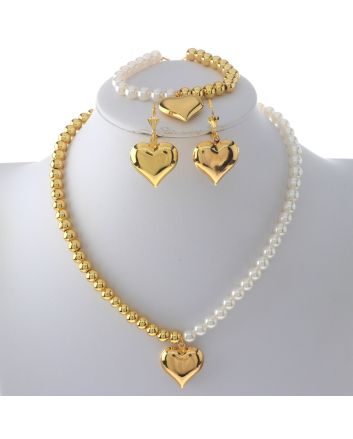 Gold Plated Necklace Set