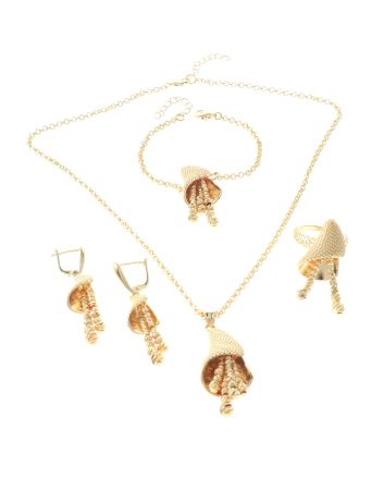 Gold Plated Necklace Set