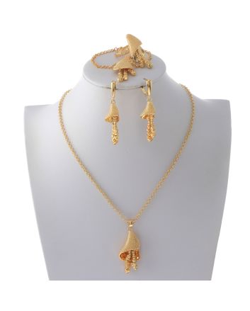 Gold Plated Necklace Set