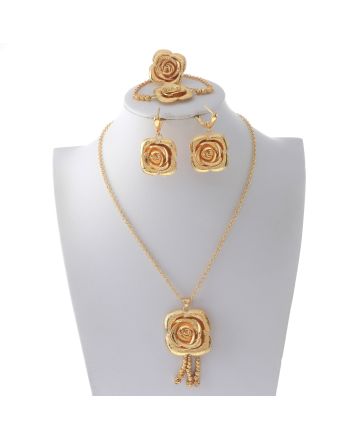 Gold Plated Necklace Set