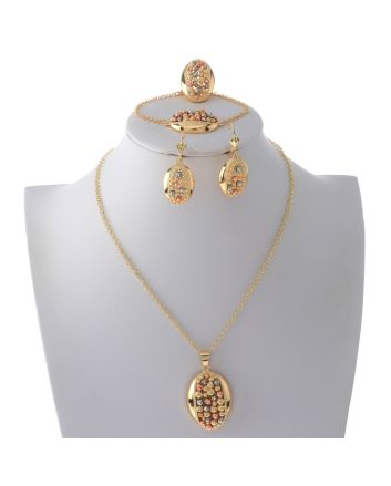 Gold Plated Necklace Set