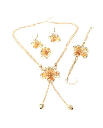 Gold Plated Necklace Set