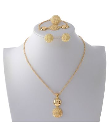 Gold Plated Necklace Set