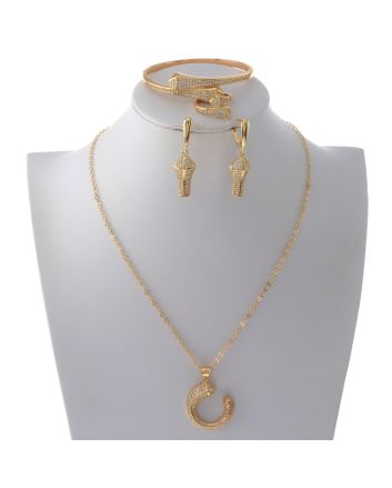 Gold Plated Necklace Set