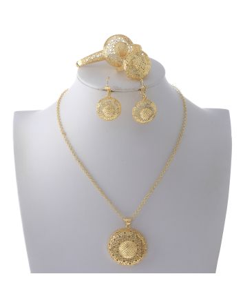 Gold Plated Necklace Set