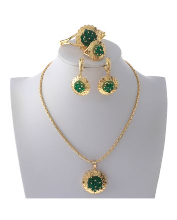 Gold Plated Necklace Set
