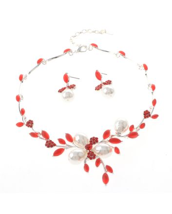 Rhinestone Necklace Set 