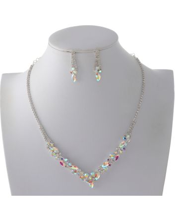 Rhinestone Necklace Set 