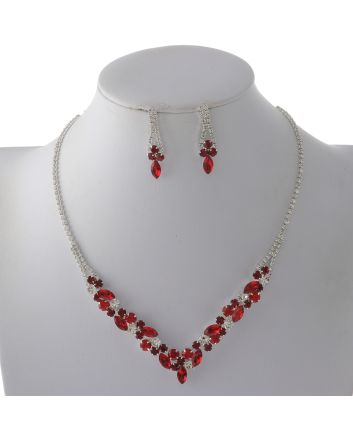 Rhinestone Necklace Set 
