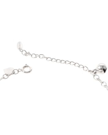 Rhodium Plated Anklet