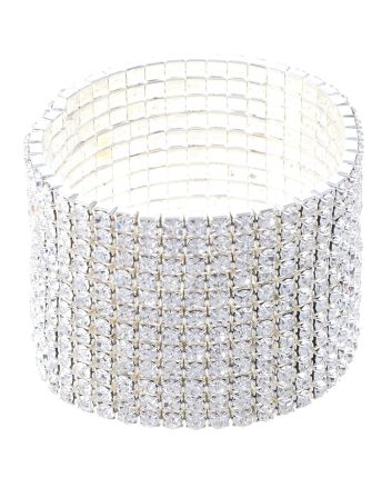 Rhinestone Stretch Bracelet / 12 Lines