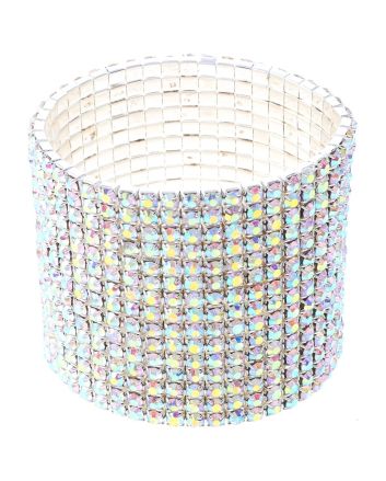 Rhinestone Stretch Bracelet / 15 Lines