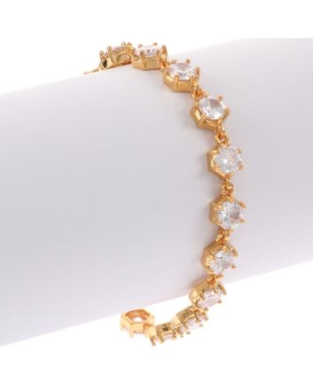 CZ Latch Bracelet