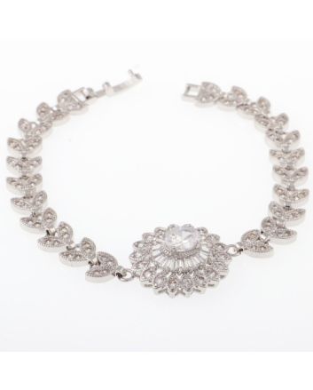 CZ Latch Bracelet