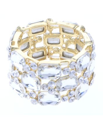 Crystal Rhinestone Stretch Bracelet