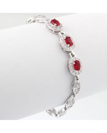 CZ Latch Bracelet