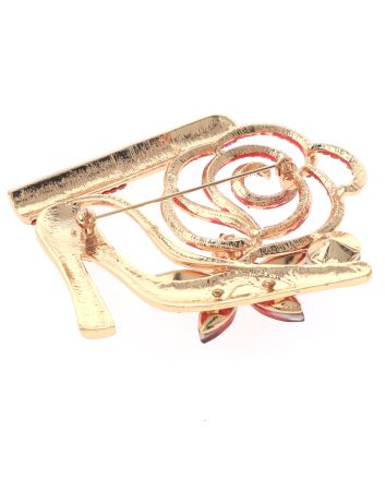 Large Crystal High Heel Shoe Brooch