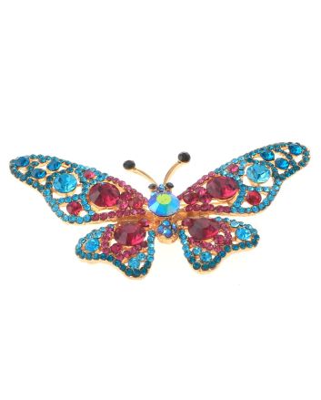 Crystal Butterfly Pin