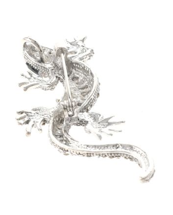 Crystal Lizzard Brooch  