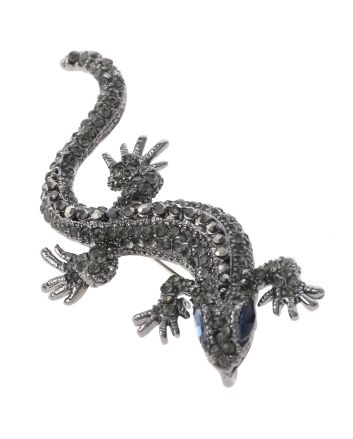 Crystal Lizzard Brooch  