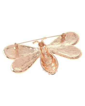 Crystal Bee Brooch  