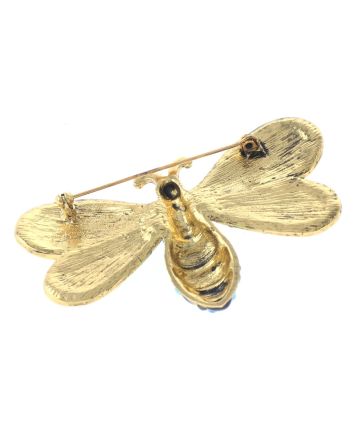 Crystal Bee Brooch  