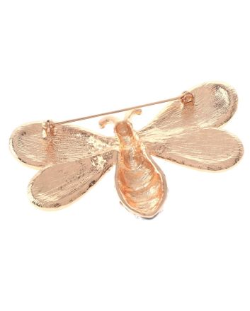 Crystal Bee Brooch  