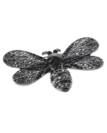 Crystal Bee Brooch  
