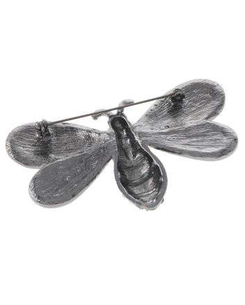 Crystal Bee Brooch  