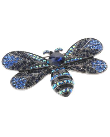 Crystal Bee Brooch  