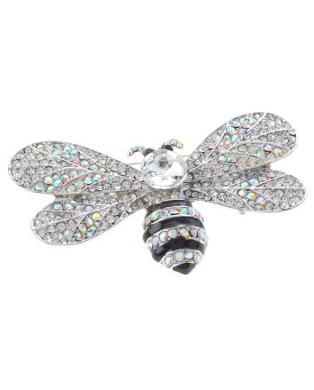 Crystal Bee Brooch  