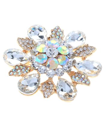Rhinestone Crystal Brooch