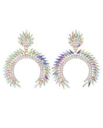Rhinestone Post Earrings