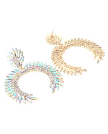 Rhinestone Post Earrings