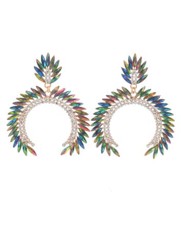Rhinestone Post Earrings