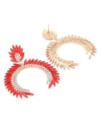Rhinestone Post Earrings