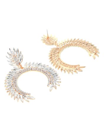 Rhinestone Post Earrings