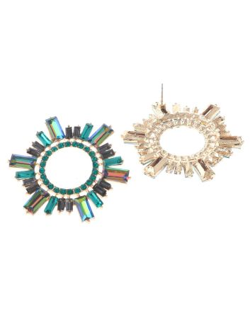Rhinestone Post Earrings