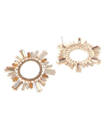 Rhinestone Post Earrings