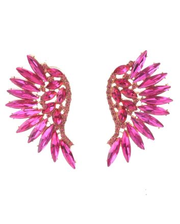 Rhinestone Post Earrings